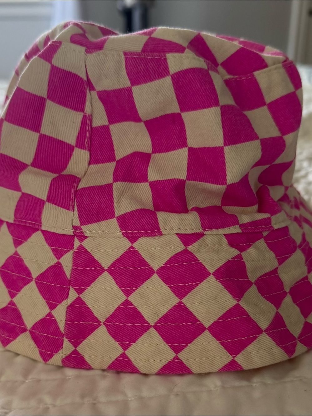 GAP Pink and Cream Tie-Dye Bucket Hat